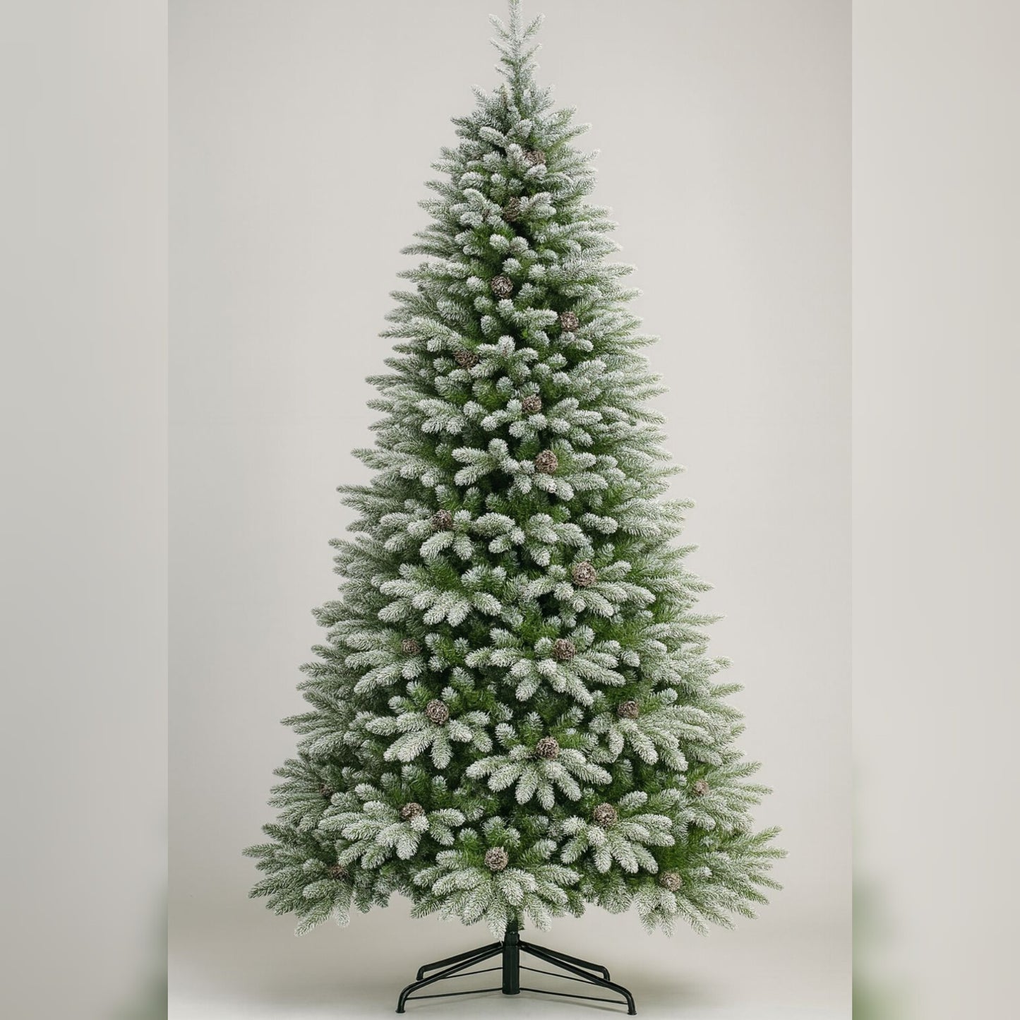 3M Snow Flocked Christmas Tree with Cones and Berries