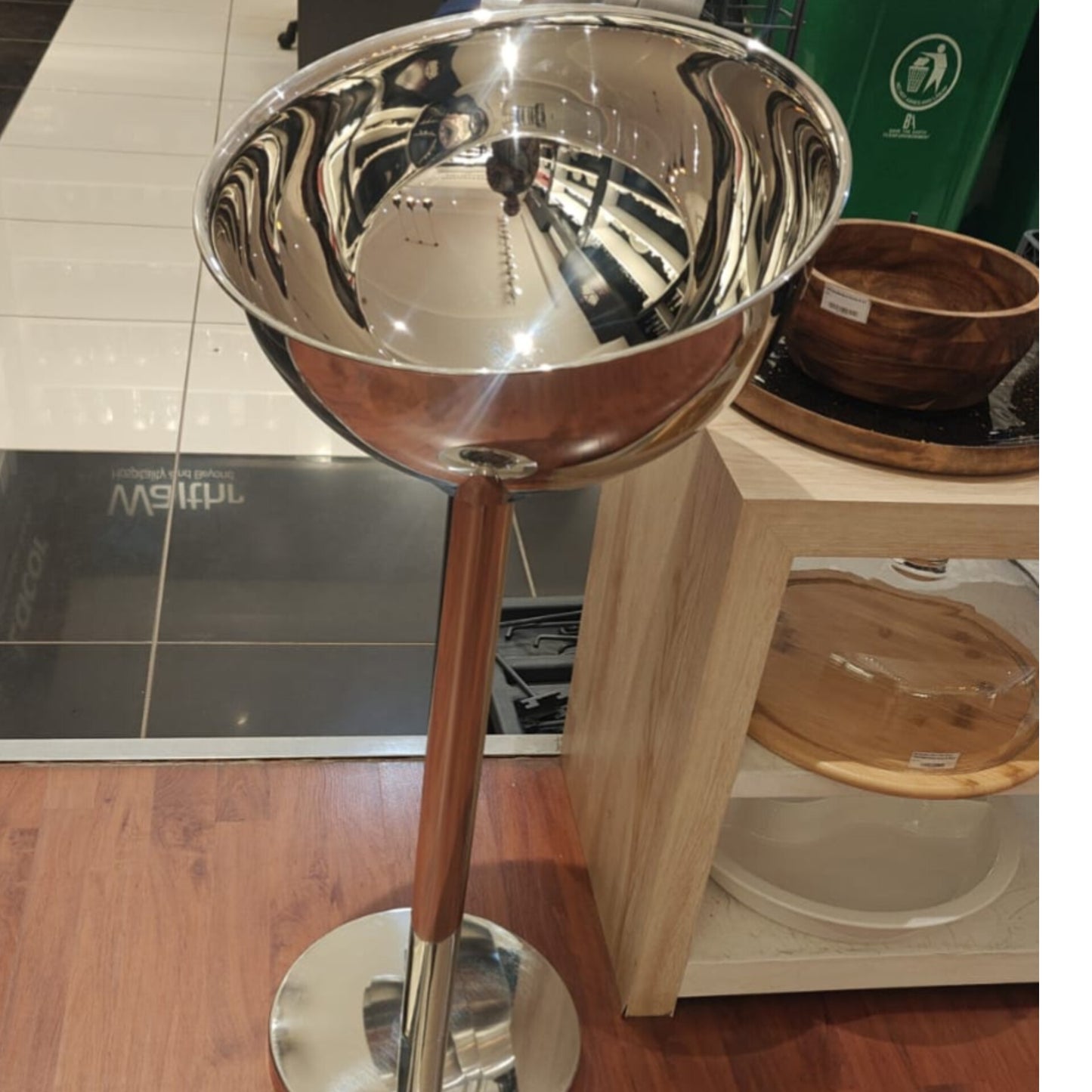 12L Stainless Steel Wine Bucket with Stand