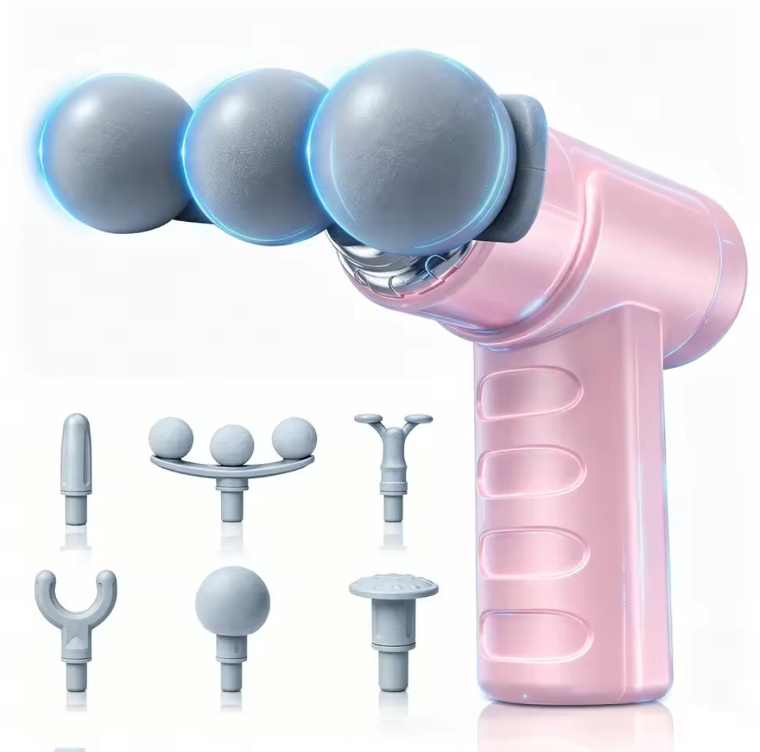 6 Head Handheld Gun Massager