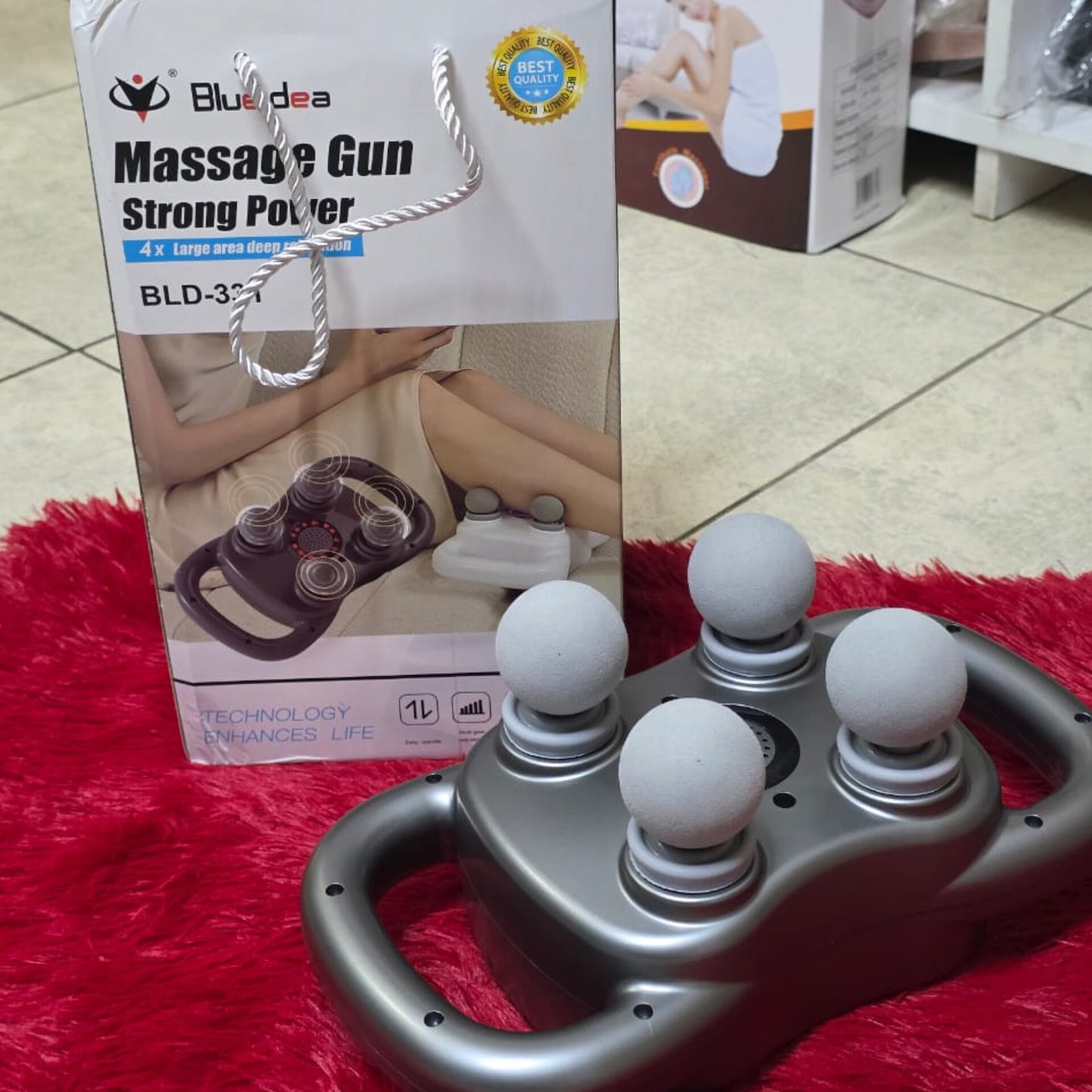 Electric foot massager body massager