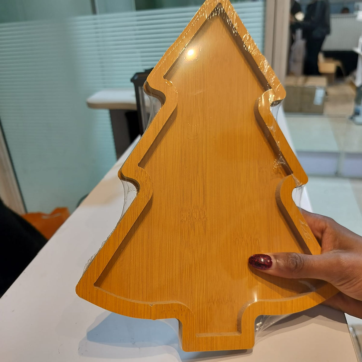 Wooden Christmas Trays | Christmas Bamboo Dessert Boards Gha