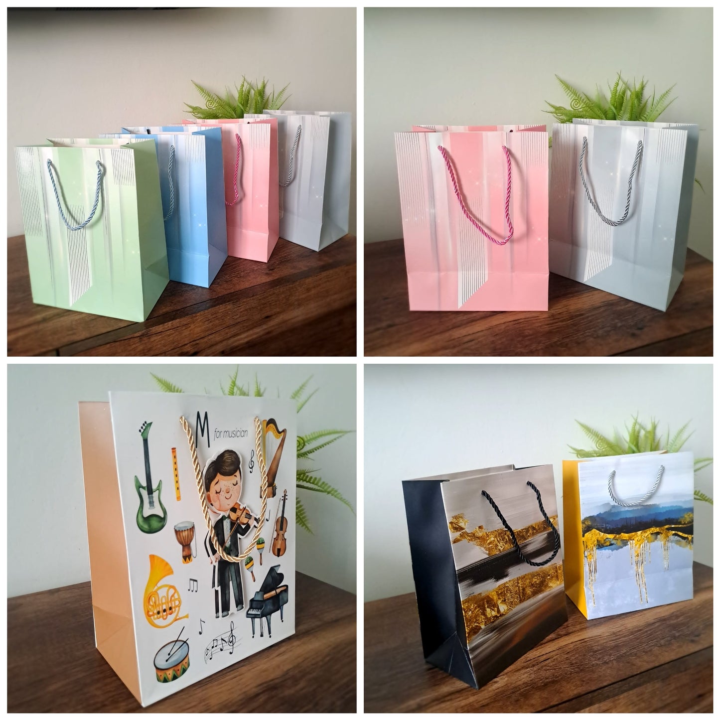 4pc gift bags
