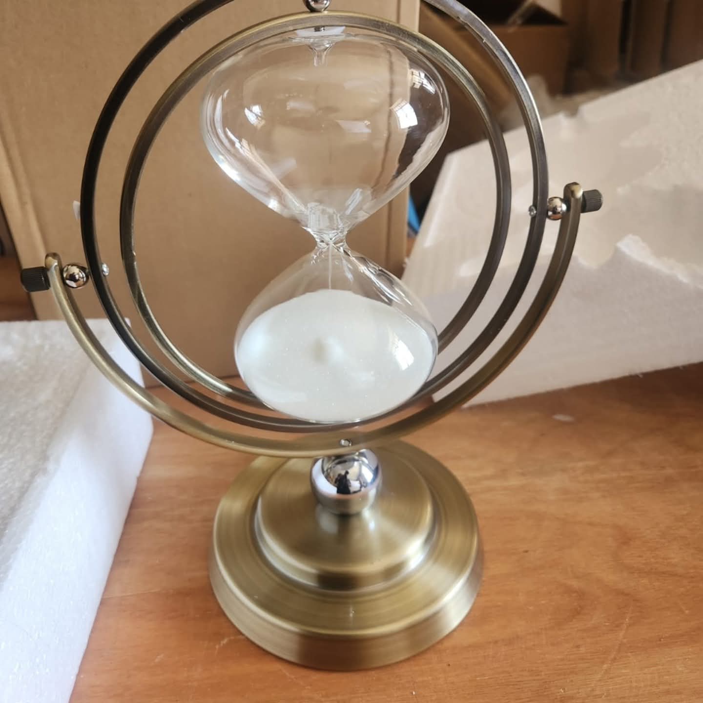 30 minute metallic rotating sand timer