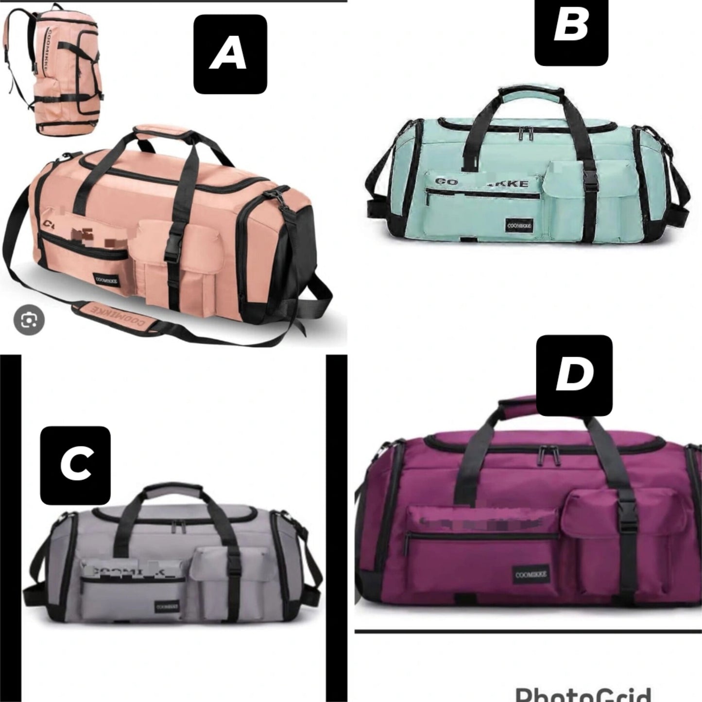 Travel and Gym Duffel Backpack