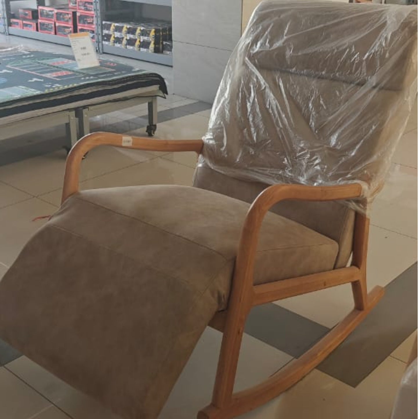 Solid wood rocking chair