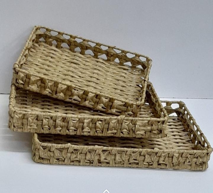 Handmade Rattan Decorative Trays