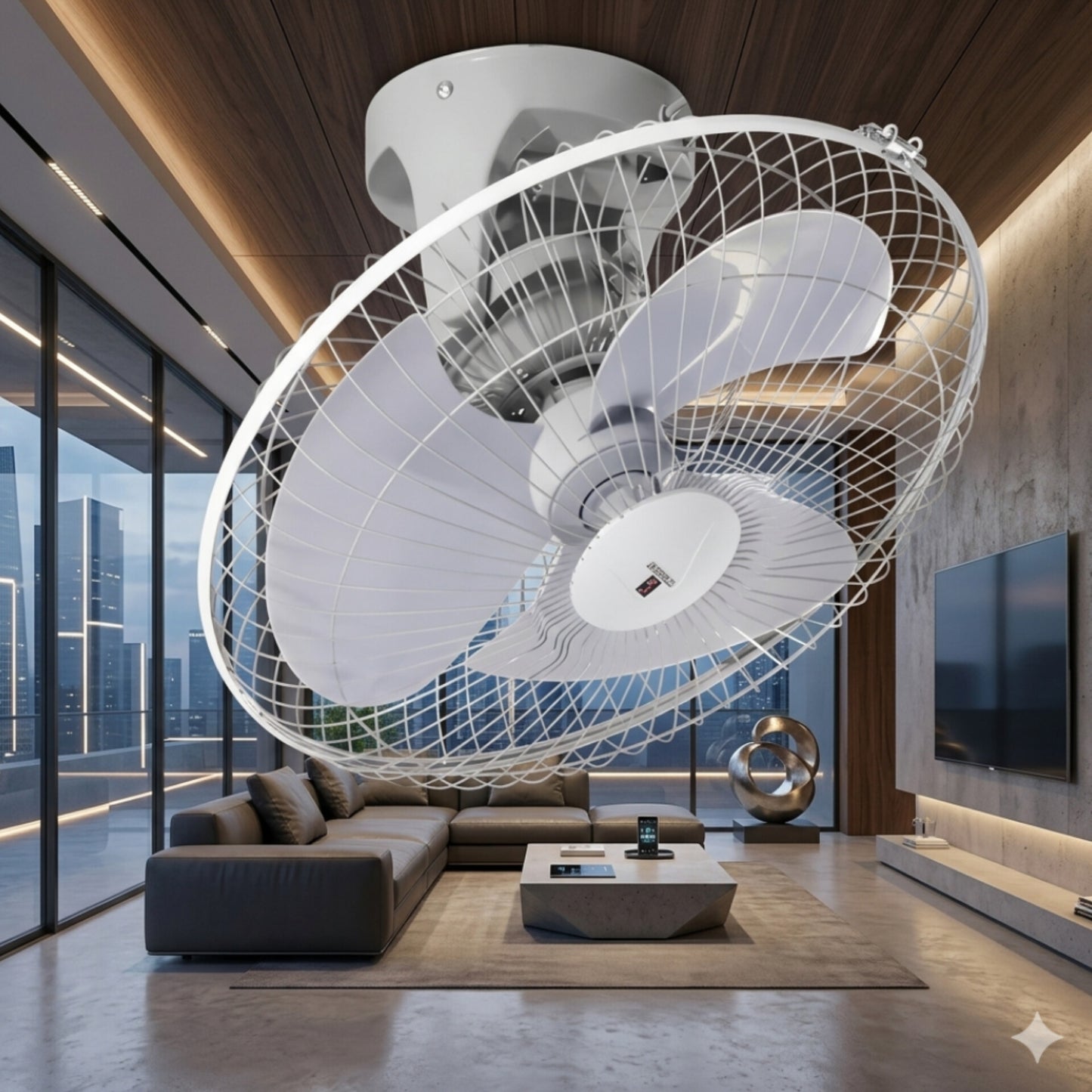Ramtons White Orbit Fan 18 Inch – RM/670