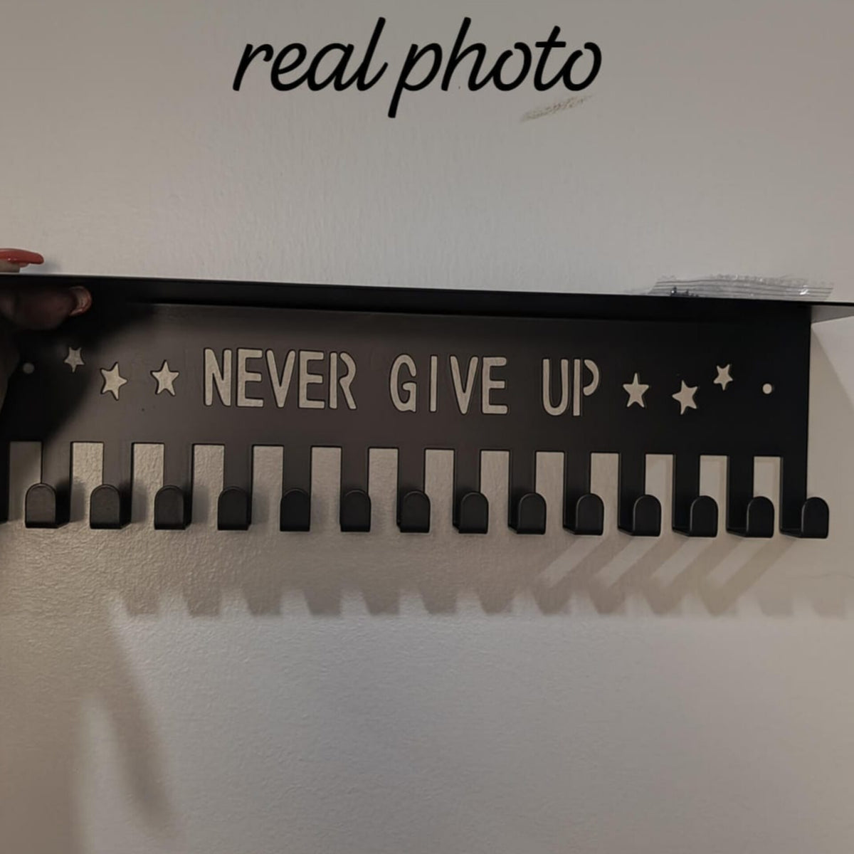 Wall Mounted Medal Hanger and Trophy Display Rack