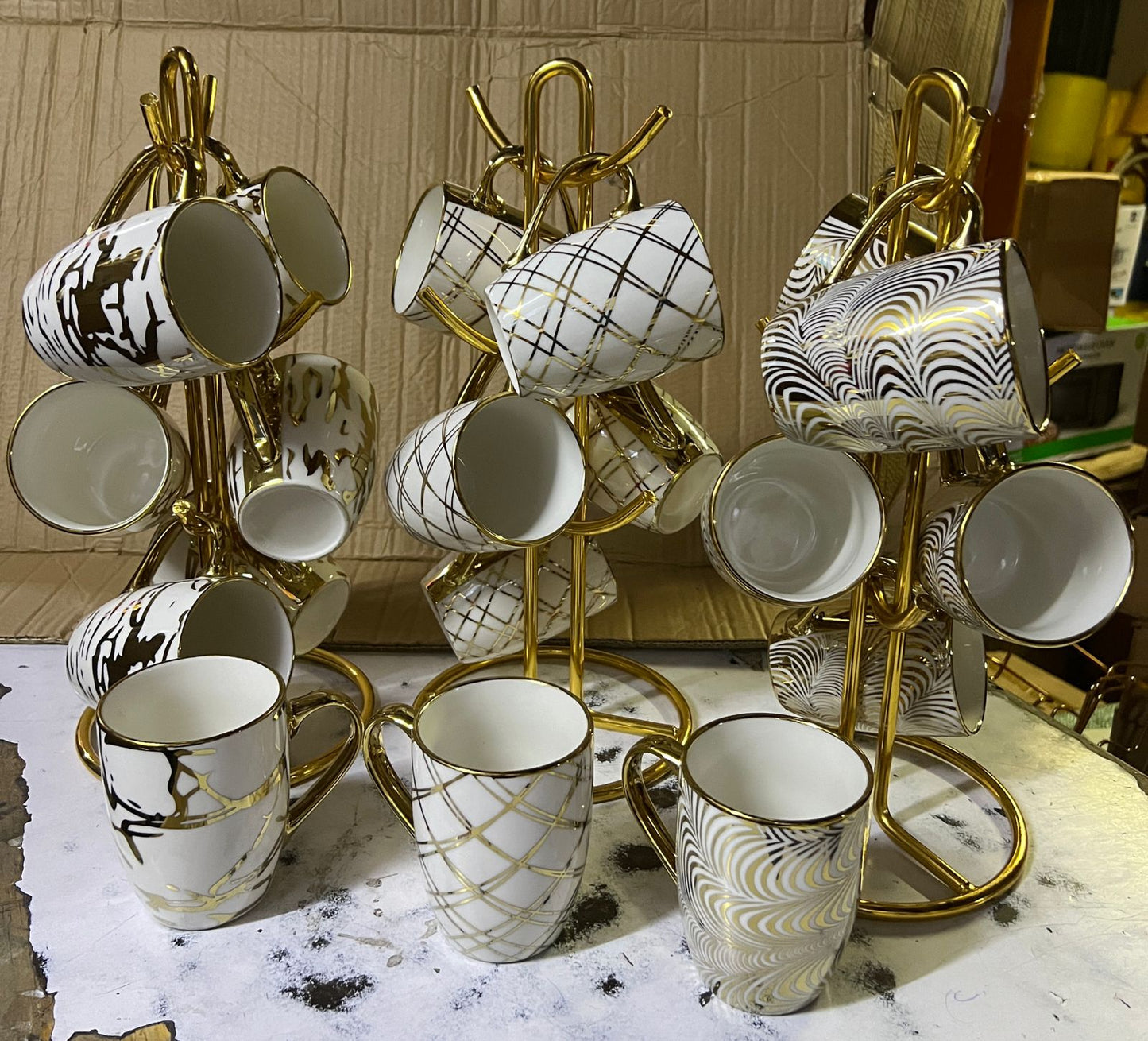 6pc Ceramic mugs