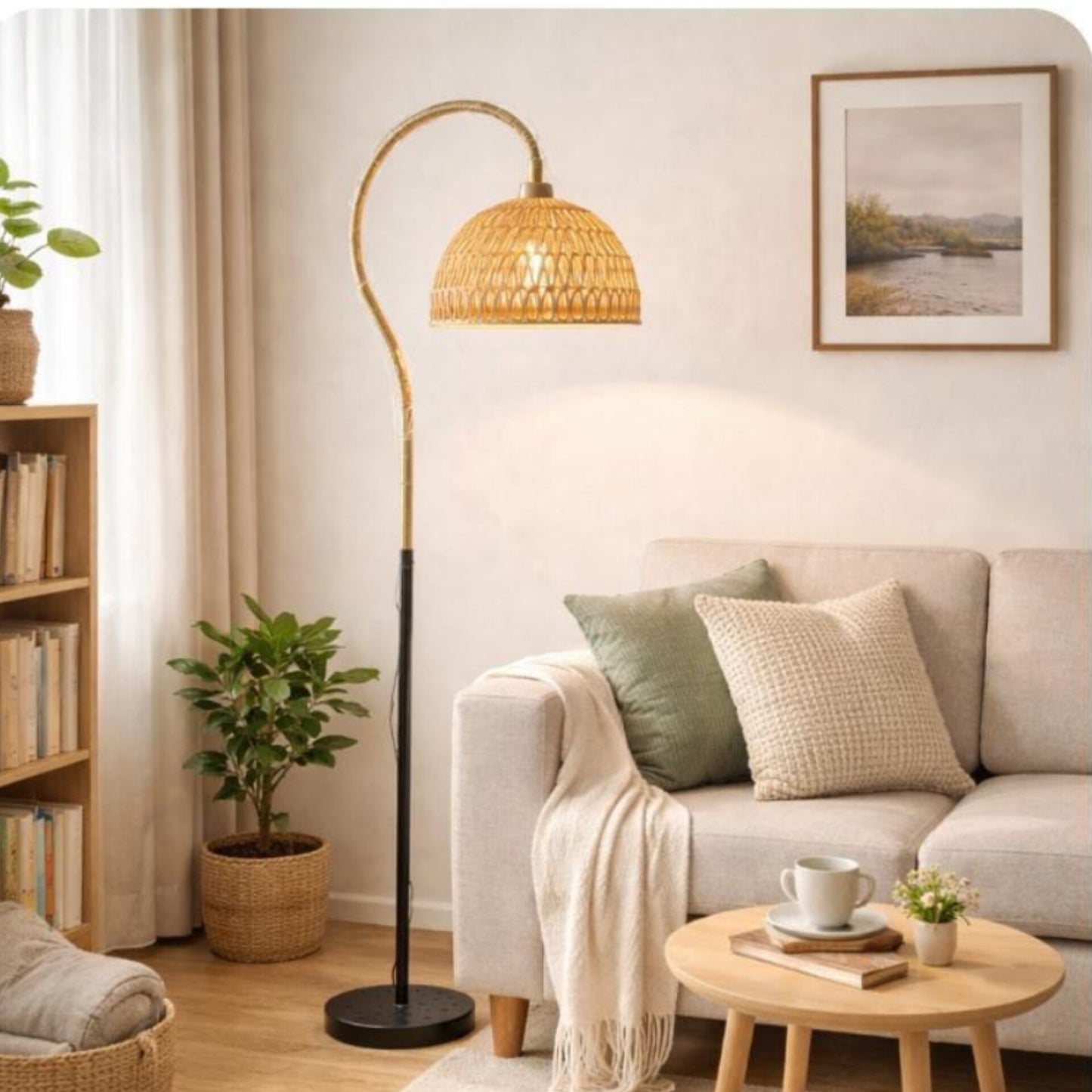 Rustic Style Floor Lamp