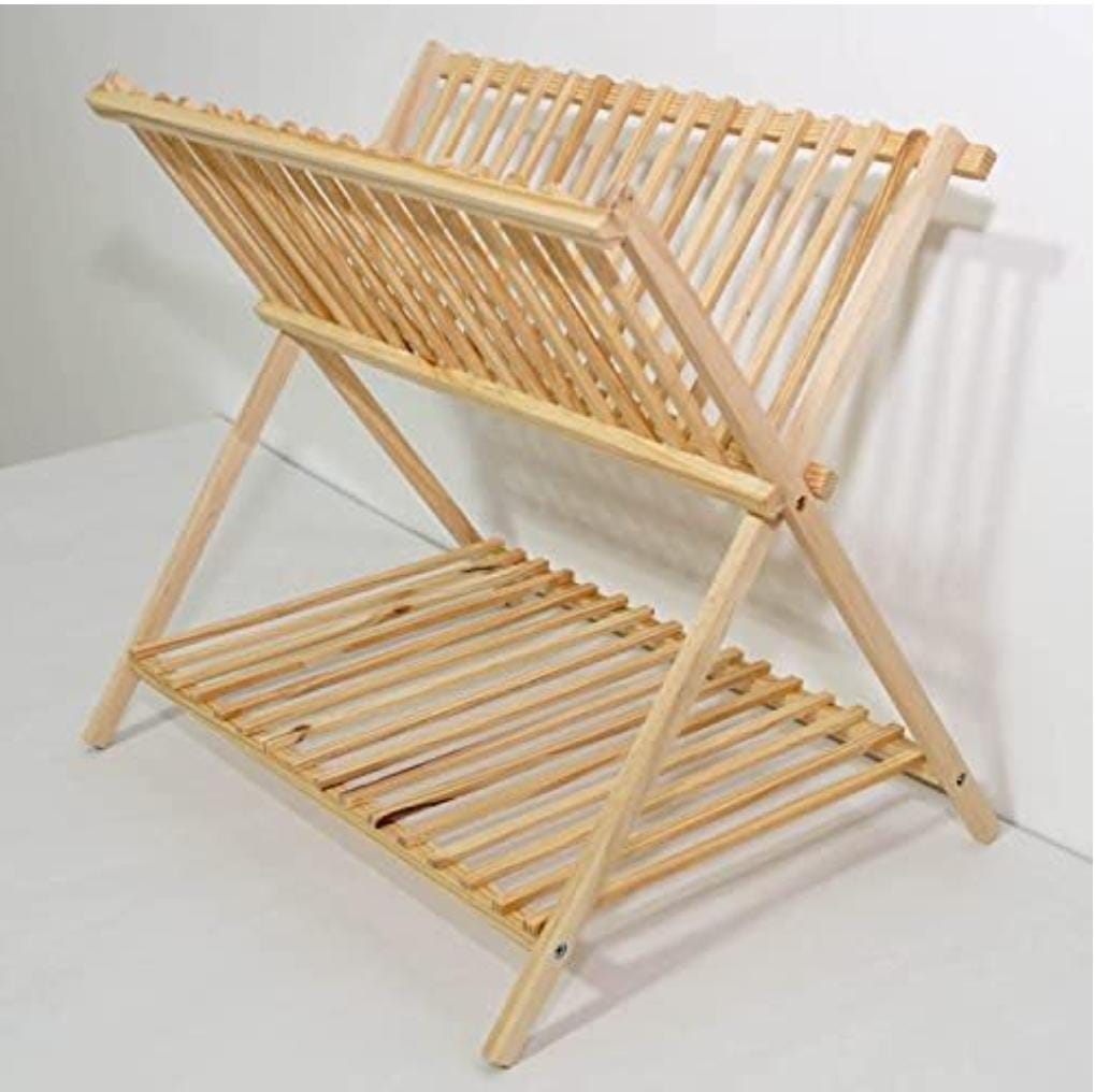 Simple bamboo magazine rack