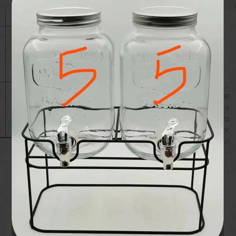 10 litre 2 in 1 juice dispenser with stand Gha