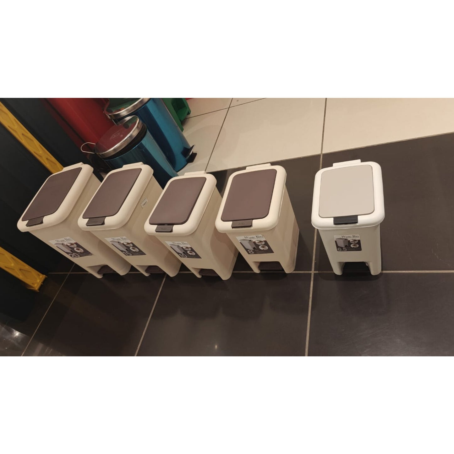 2 in 1 Pedal and Push Button Dustbin