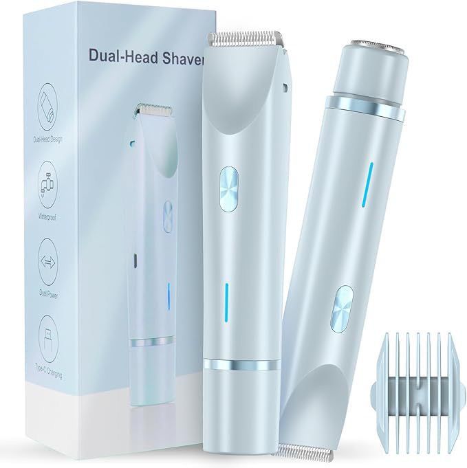 Dual Head Shaver Gha All Body Hair Trimmer