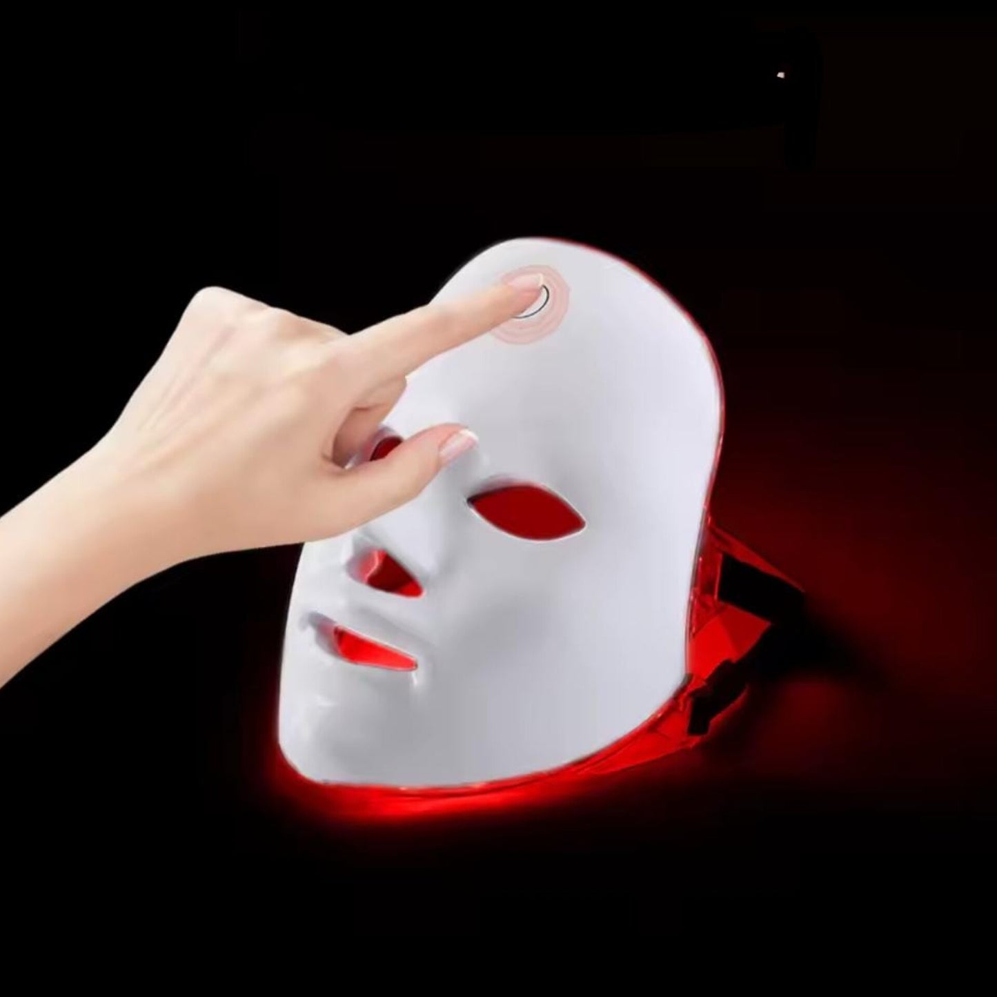 Rechargeable led face mask red light therapy mask gha facial massager