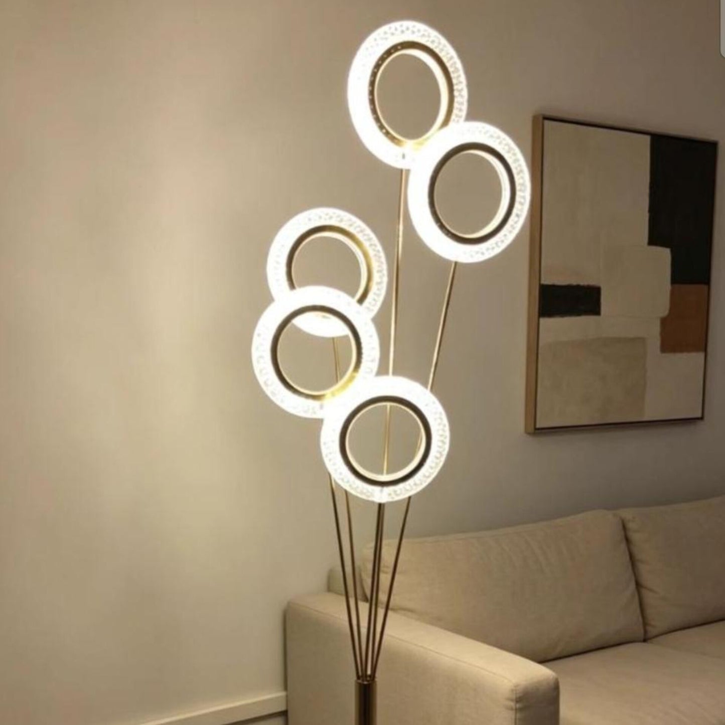 Celestial Rings 5-Head Floor Lamp