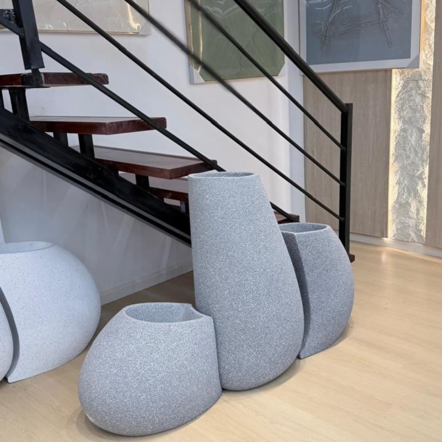 3 Piece Floor Vase Set