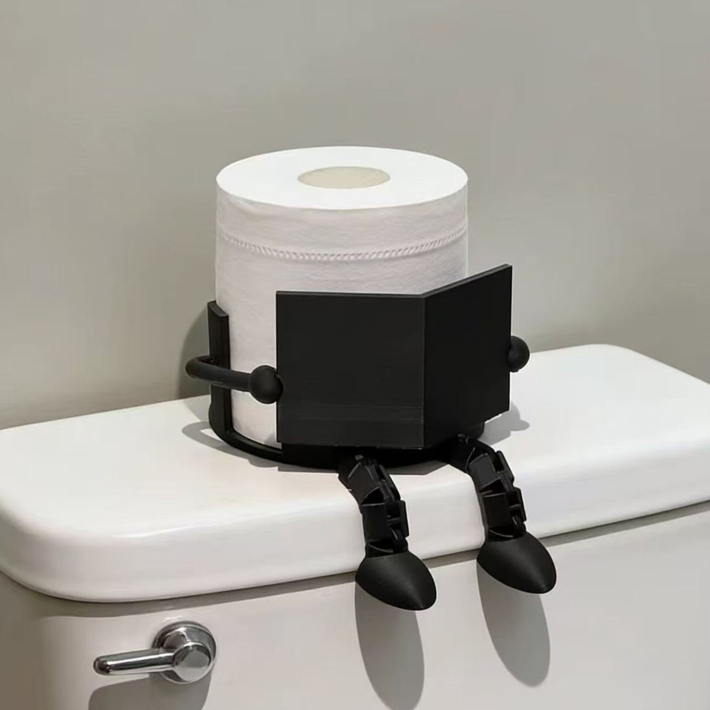 3D Printed Funny Guy Reading Tissue Holder