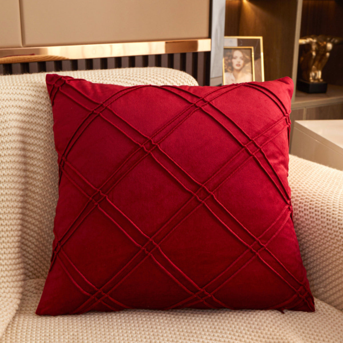 Christmas Velvet Throw Pillow Covers 45x45cm