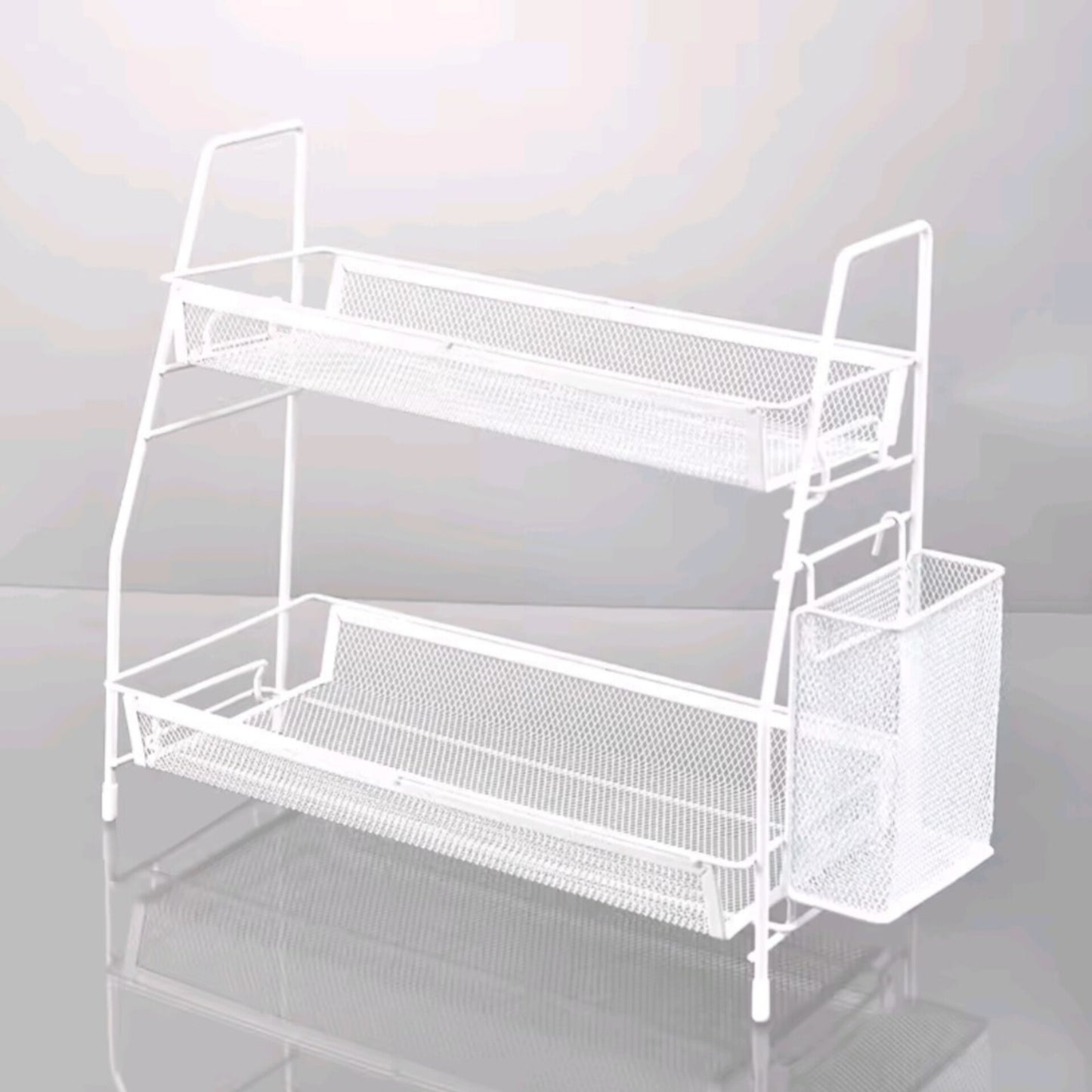Kitchen Countertop Spice and Makeup Storage Rack