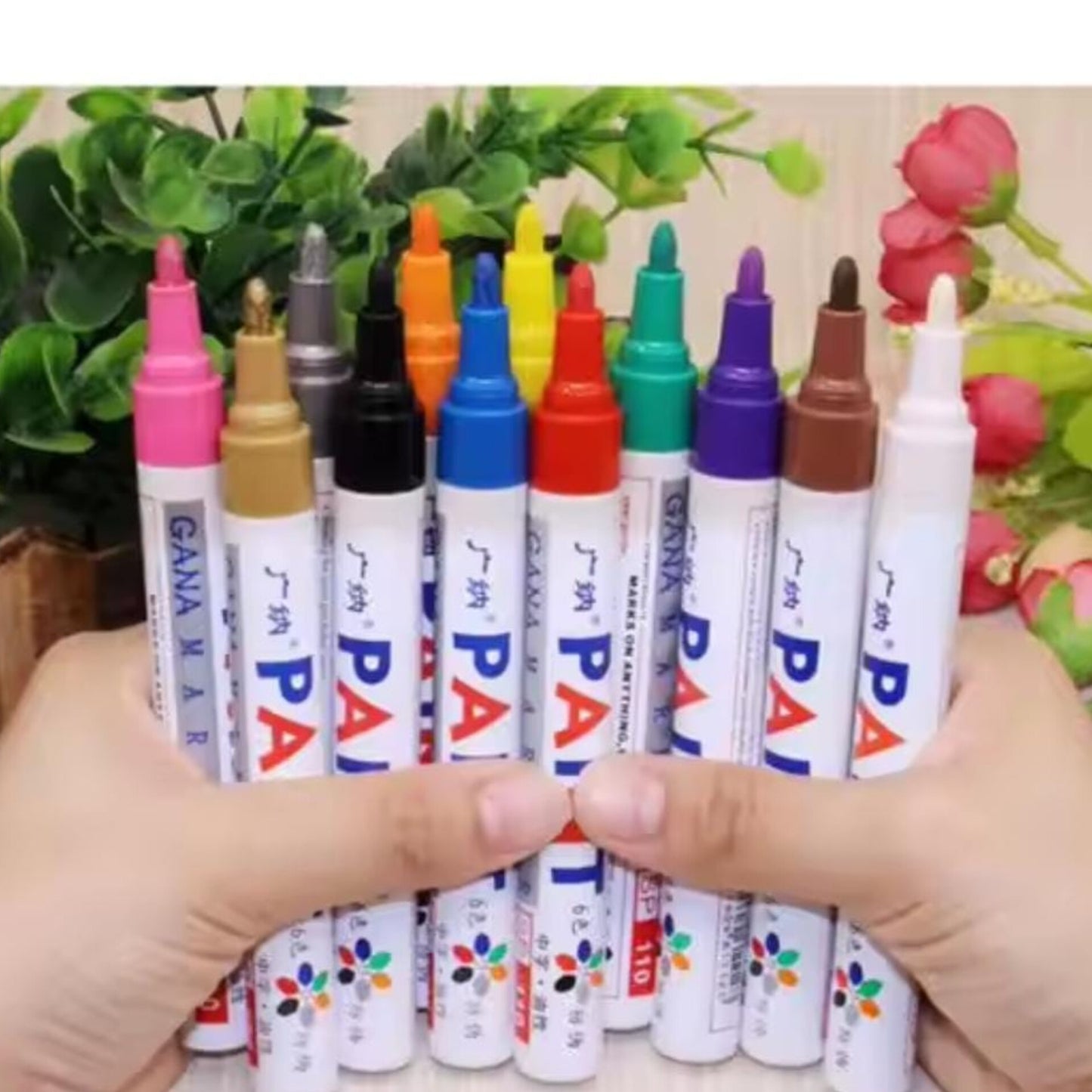 Vibrant Multi-Surface Oil-Based Graffiti Paint Marker Pen Set