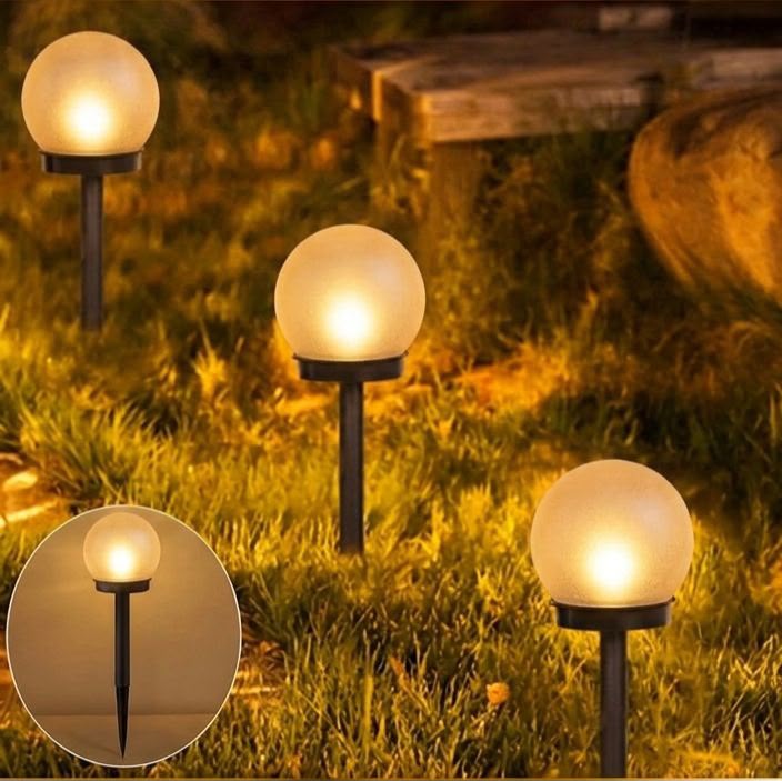 6Pcs Solar Garden Lamp Set Gha