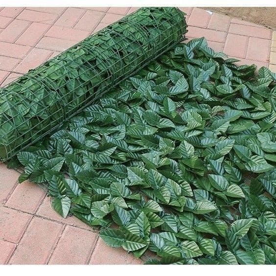 Artificial Leaf Privacy Fence