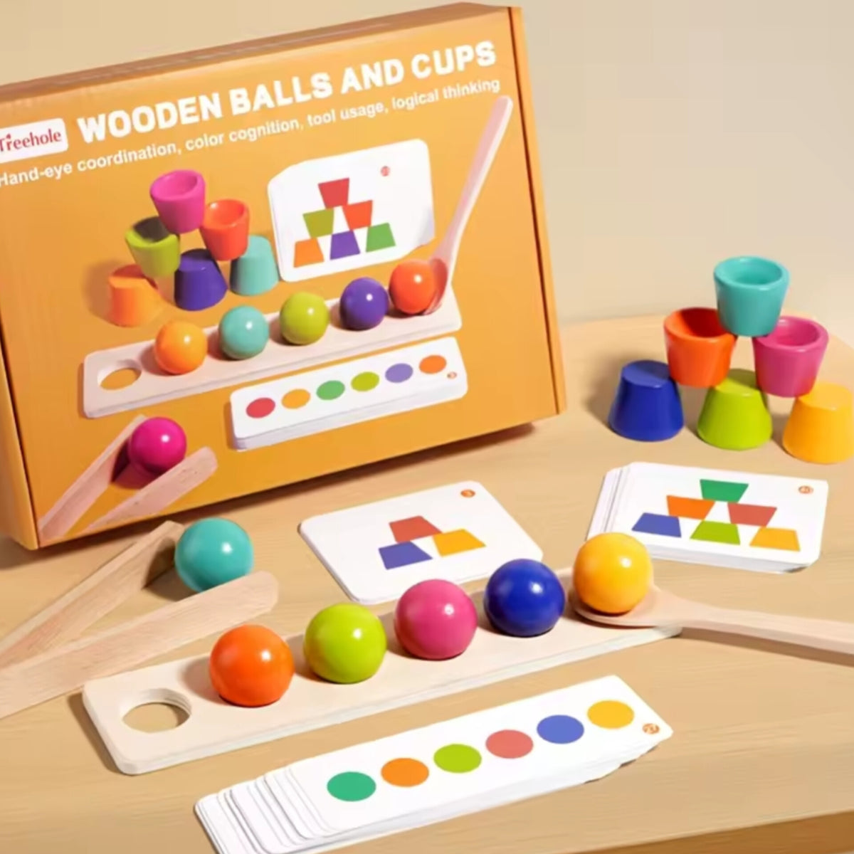 Fine Motor Wooden Sorting Toy