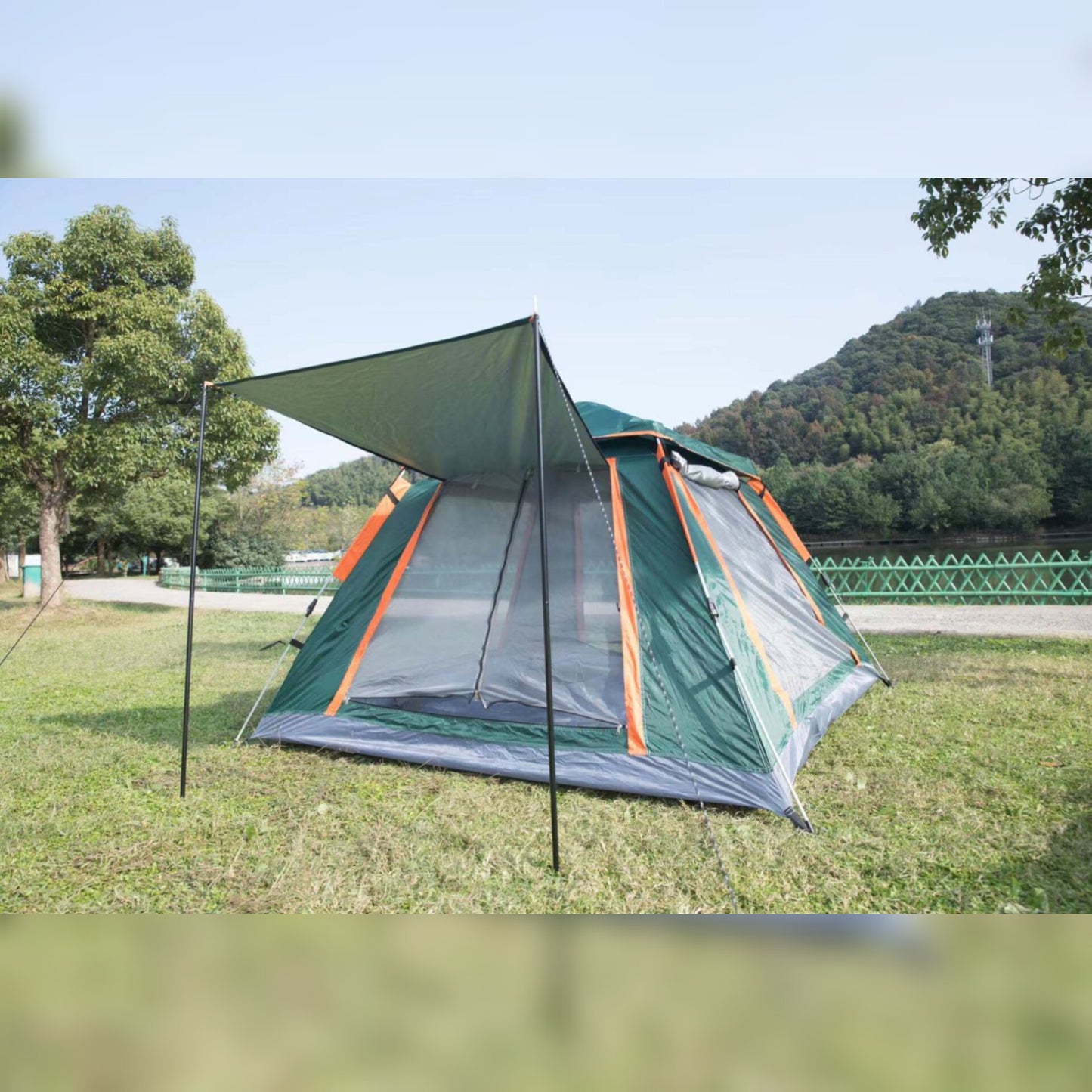 Automatic camping tent