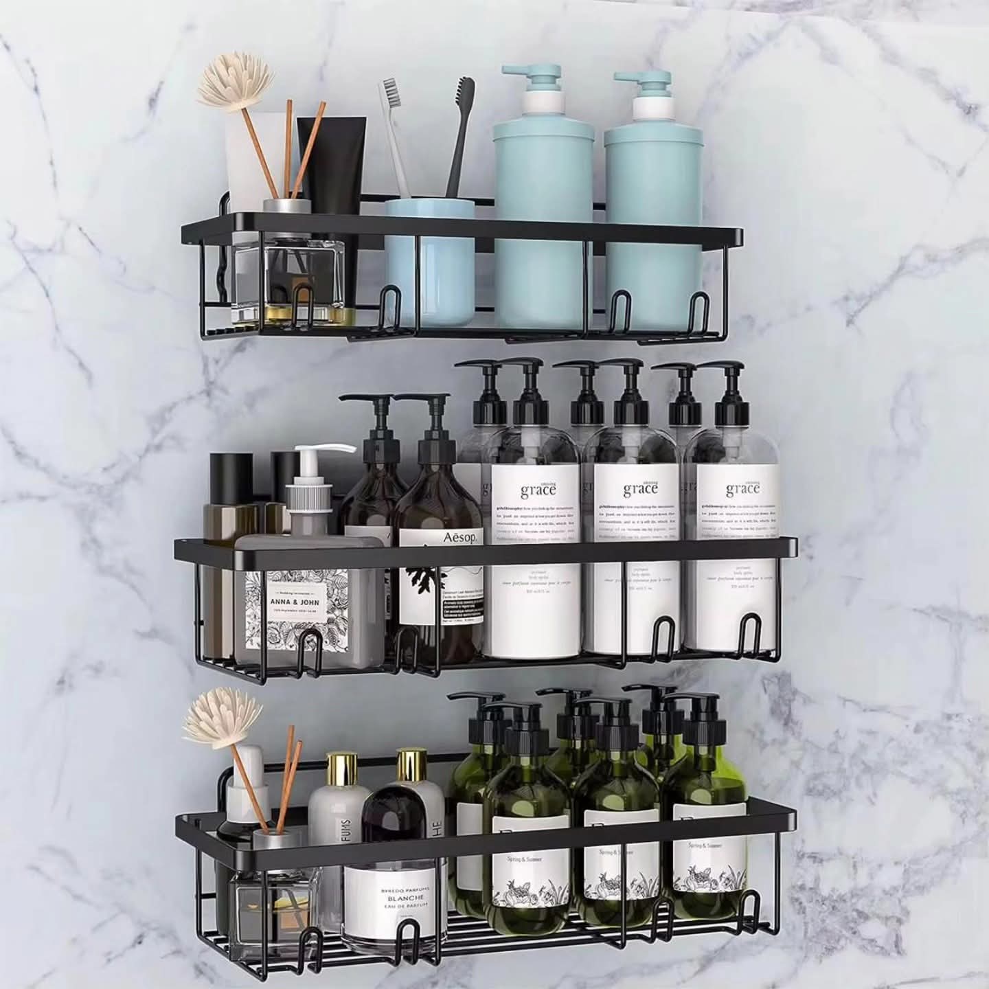 3 pcs set shower caddy