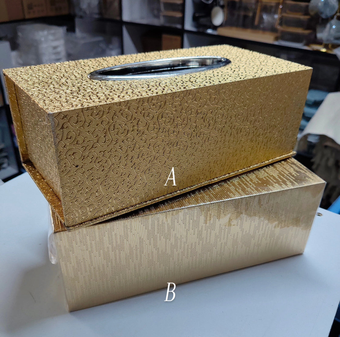 Elegant decorative tissue box holder gha