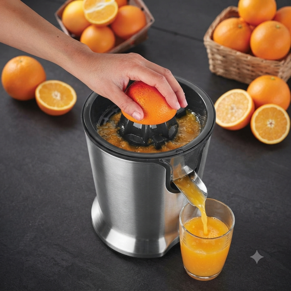Sanford Citrus Juicer 2 In 1 With Adjustable Pulp Filter and SS Housing - SF5554CJ