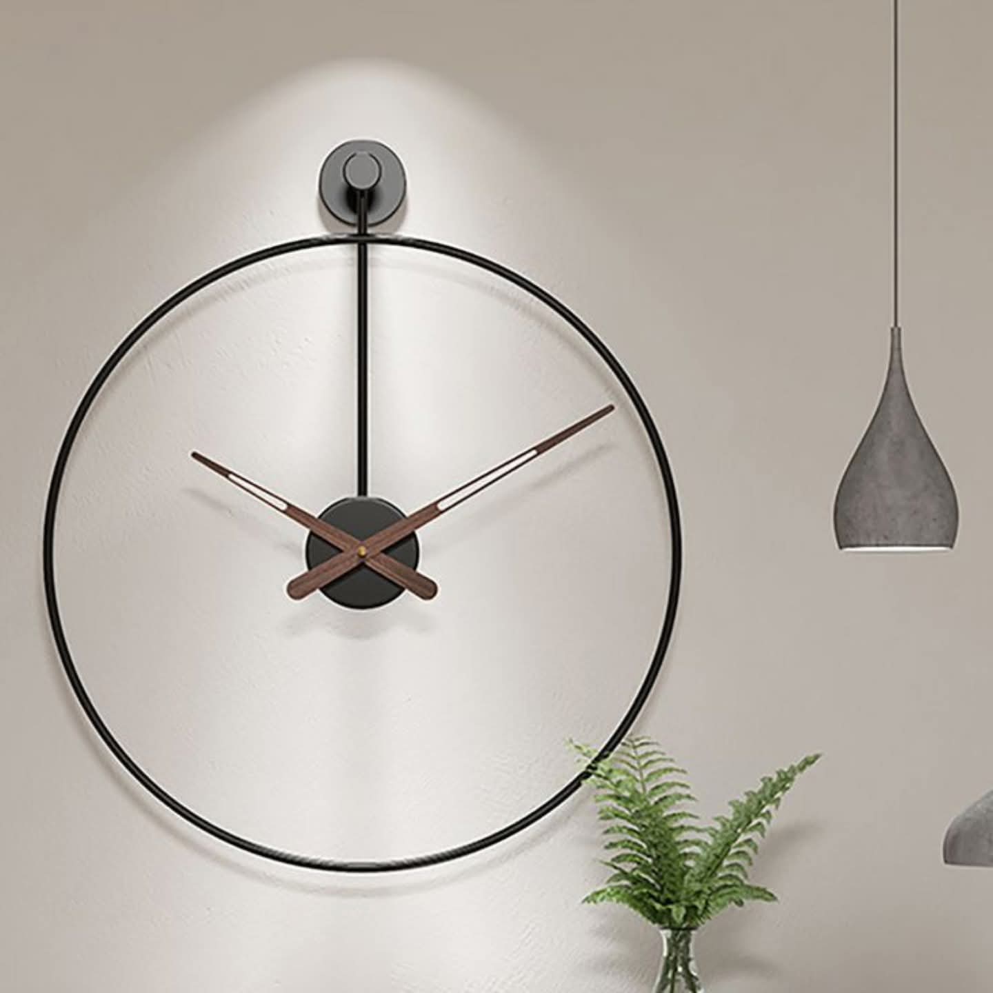 Wooden Wall Hanging Clock