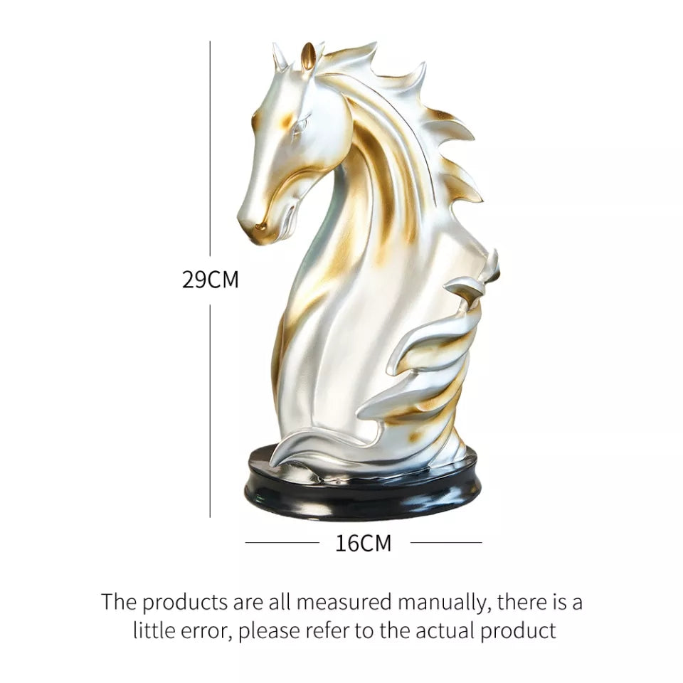 Horse Head Resin Wine Rack