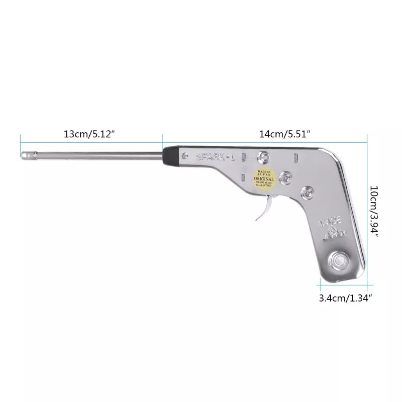 Stainless Steel Spark Gas Lighter