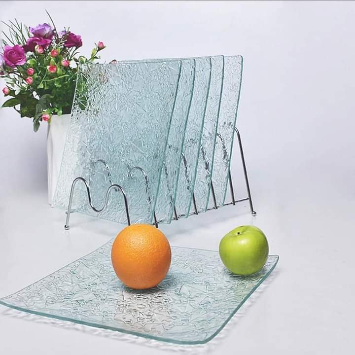 3 Stainless plate/pot lid stand