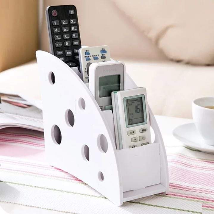 A white staggered soft wood organizer.
