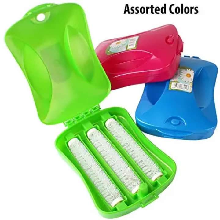 Handheld Triple Roller Carpet and Upholstery Sweeper