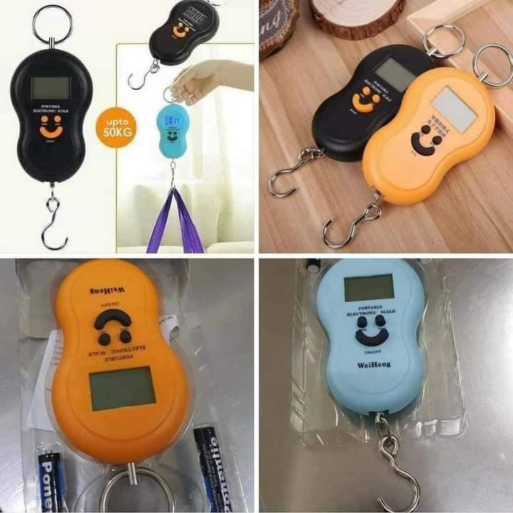 Portable 50kg LCD Digital Hanging Luggage Scale