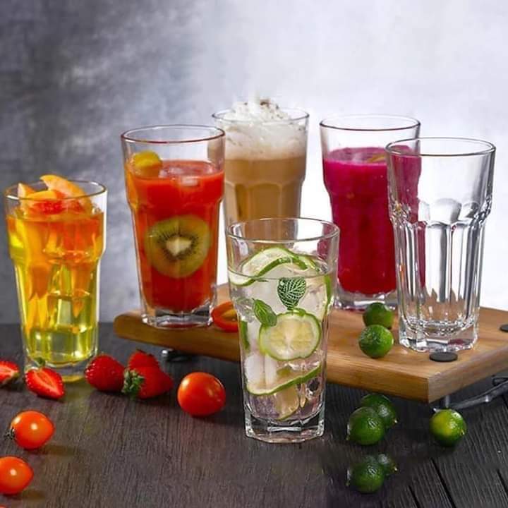 6Pc cocktail glasses