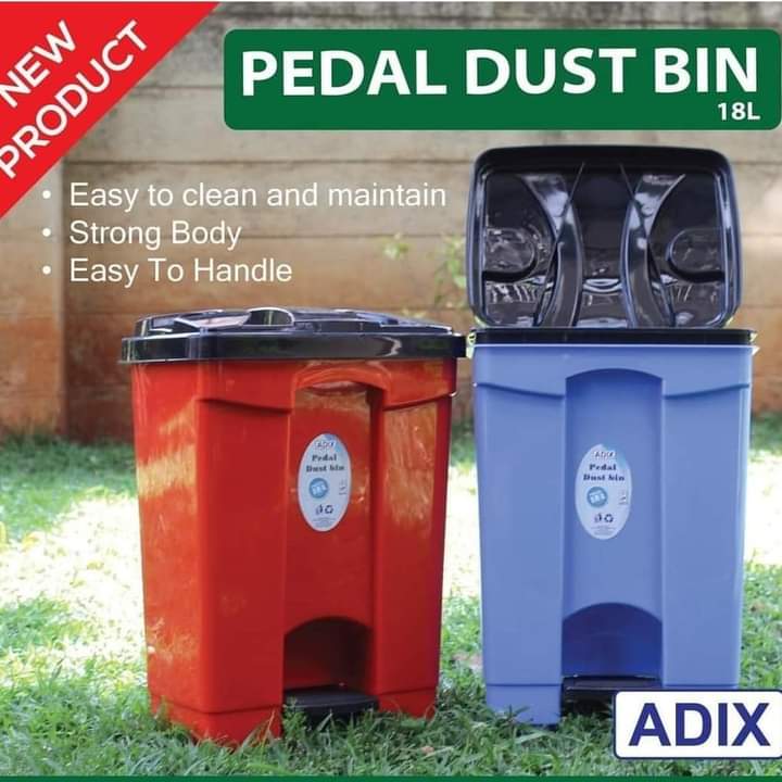 ADIX 18 Litre Pedal Operated Dustbin