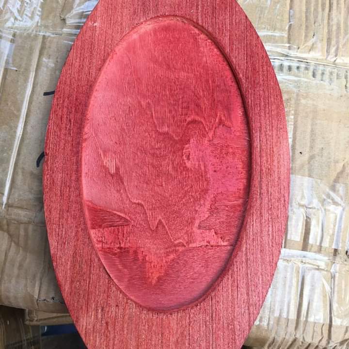 3Pc Hot plates with bamboo stand