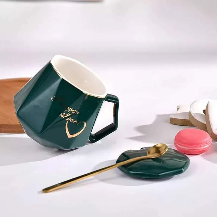 Diamond Ceramic Coffee Gift Mugs