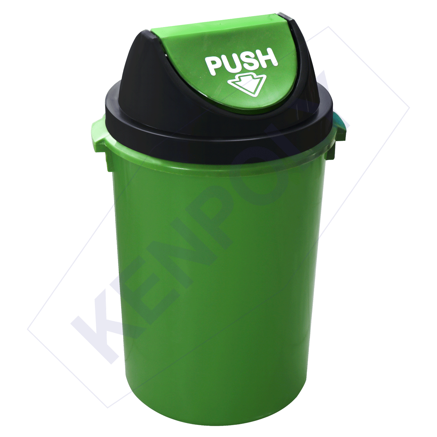 50 Litre Swing Top Plastic Waste Bin