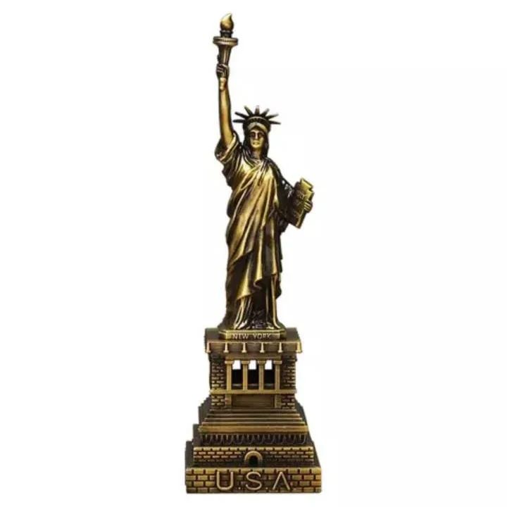 Gold Statue of Liberty Tabletop Décor