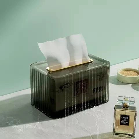 Dust-proof Acrylic Tissue Box and Serviette Holder