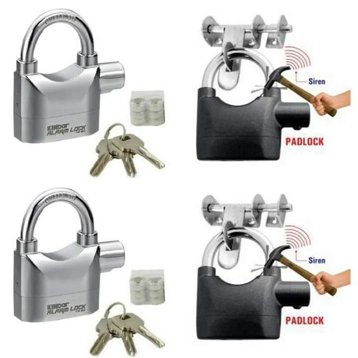 Anti-theft Siren Alarm Padlock