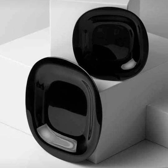 6Pc black dinner set