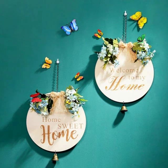 Farmhouse Welcome Wooden Hanging Sign