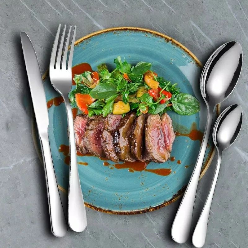 24Pcs Stainless Cutlery Set